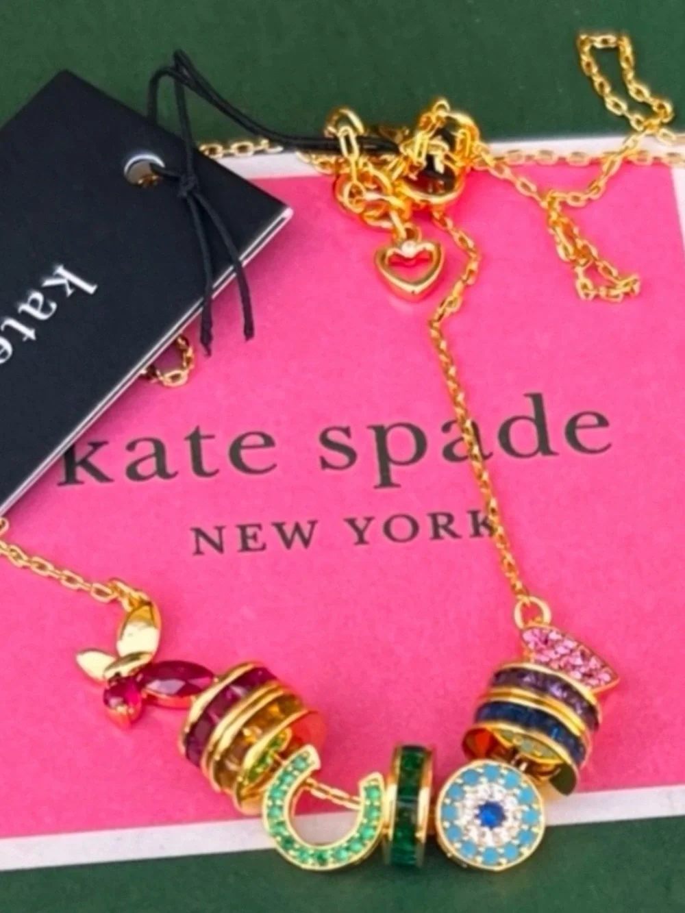 💖▪️Kate Spade▪️ Rainbow Joy Charm Necklace